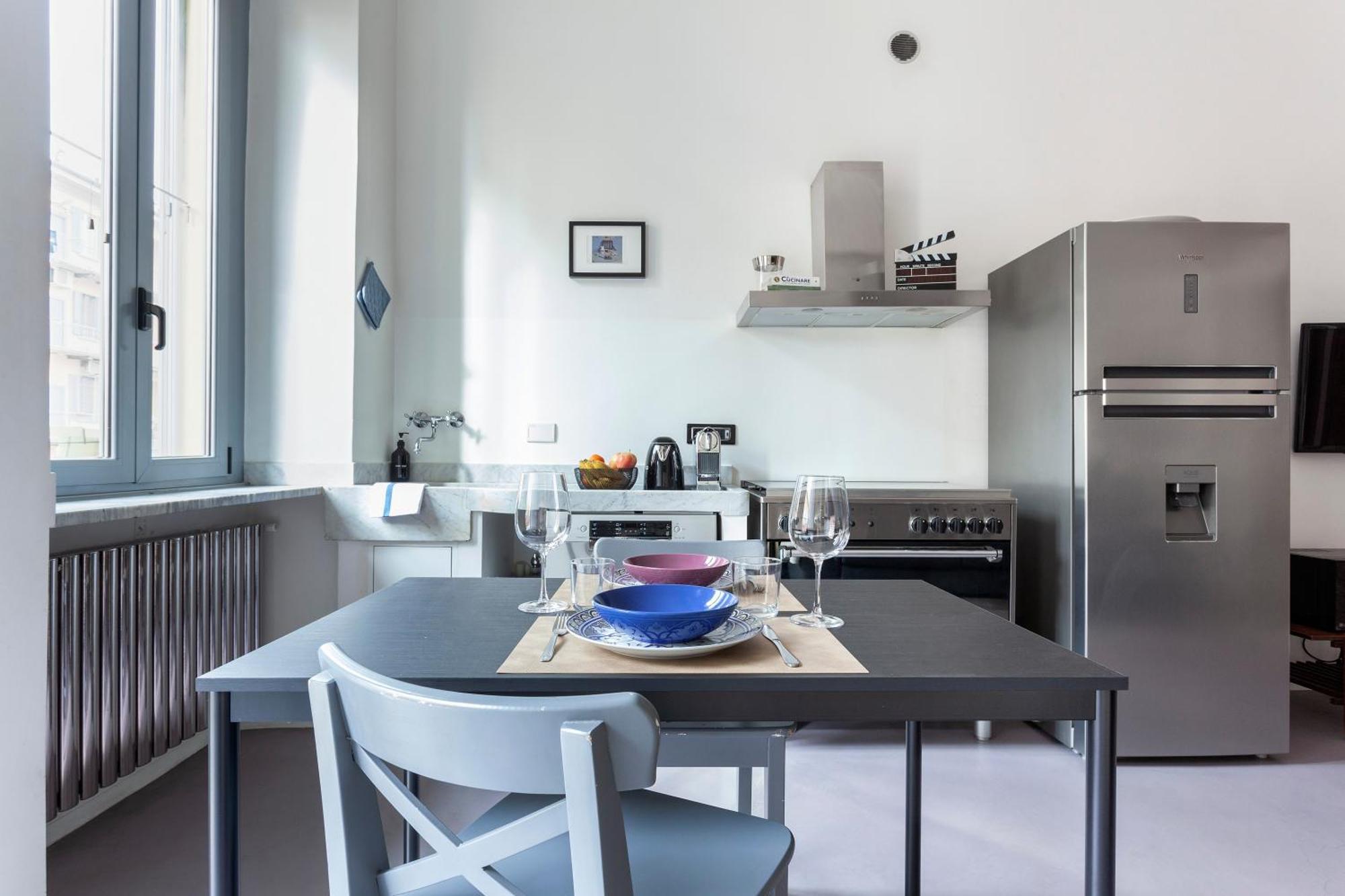 Stylish Industrial Flat Apartment Milano Exterior foto